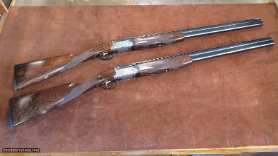 Matched Pair of Perazzi SC3 12ga 28 3/8 "bbls 2 3/4"Shell O/U Shotguns