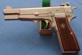 S O L D - - Browning Hi Power - RARE - Nickel Chrome Finish - Made in Belgium ! - 3 of 3