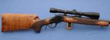 S O L D - - - Hal Hartley Stocked – Winchester 1885 High Wall 250 3000 Rimmed – Custom Varmint by H.W. Creighton - 4 of 8