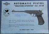 S O L D - - - RARE - Manurhin Walther - PP Sport .22LR - Mark II - As New in Original Box! - 14 of 16