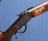Hal Hartley Stocked – Winchester 1885 Low Wall .25 222 Rimmed – Custom Varmint by H.W. Creighton Winchester 1885 Low Wall – Custom
- 2 of 8