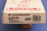 Thompson Center - G2 Contender - .22LR - Factory New ! - 3 of 3
