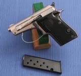 S O L D - - - BERETTA - Model 21 Bobcat - Nickel - .25 ACP - - MINT - ANIB ! - 3 of 8