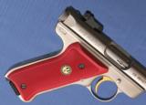 S O L D - - - RUGER - Ellett Brothers Special - Mark III - Hunter - Stainless - 4-1/2" Fluted Bbl - 4 of 11