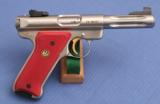 S O L D - - - RUGER - Ellett Brothers Special - Mark III - Hunter - Stainless - 4-1/2" Fluted Bbl - 3 of 11