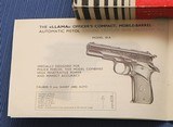 S O L D - - - Llama - Officers Compact - Model III-A .380 auto - As New in Original Box - 15 of 15