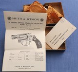 S O L D - - - RARE - Early S&W Model 60 - Diamond Grips - Polished - Case Hardened Trigger & Hammer - NIB ! - 19 of 19