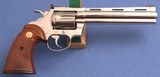 S O L D - - - COLT - DIAMONDBACK - .22 LR - 6" - - RARE Nickel Finish ! - 2 of 13