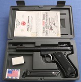 S O L D - - - RUGER - Mark II - Target - 5-1/2" Bull Bbl - MINT As New in Box! - 1 of 9