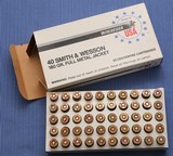 S O L D - - - -Winchester - AMMO - 250 Rds - 40 S&W - 180 GR. Full Metal Jacket - 1 of 2
