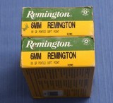 S O L D - - - REMINGTON - 6mm - Ammo Lot - 3 Boxes - 58 Rds - Shipping Included ! - 1 of 5