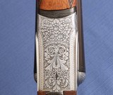 Angelo Zoli & Figli - SLNE - 12ga 28" M/F - Very Nice Hand Engraved Side Lock Gun! - 9 of 15