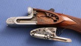 S O L D - - - Angelo Zoli & Figli - SLNE - 12ga 28" M/F - Very Nice Hand Engraved Side Lock Gun! - 12 of 15