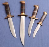 S O L D - - - Frank Richtig - Clarkson Neb. - 5 inch Hunting Knife. - 4 of 5