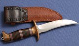 S O L D - - - Frank Richtig - Clarkson Neb. - 5 inch Hunting Knife. - 3 of 5