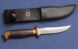 S O L D - - - Frank Richtig - Clarkson Neb. - 4 inch Hunting Knife - 2 of 5