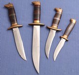 S O L D - - - Frank Richtig - Clarkson Neb. - 4 inch Hunting Knife - 4 of 5