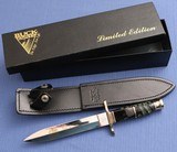 Buck - Limited Edition - 100 Year - Custom Dagger with Buffalo Horn Handle - 1 of 3