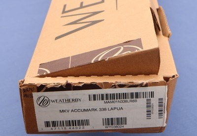 WEATHERBY - Mark V - Accumark - .338 Lapua Mag - New - Unfired w/Ammo !