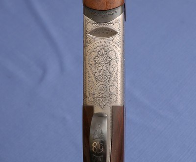 S O L D - - - BERETTA - BL-6 - - Hand Engraved - 12ga 26-1/2