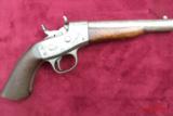 Remington Navy Rolling Block Pistol.- 2 of 8