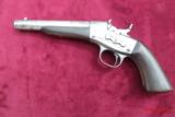 Remington Navy Rolling Block Pistol.- 1 of 8
