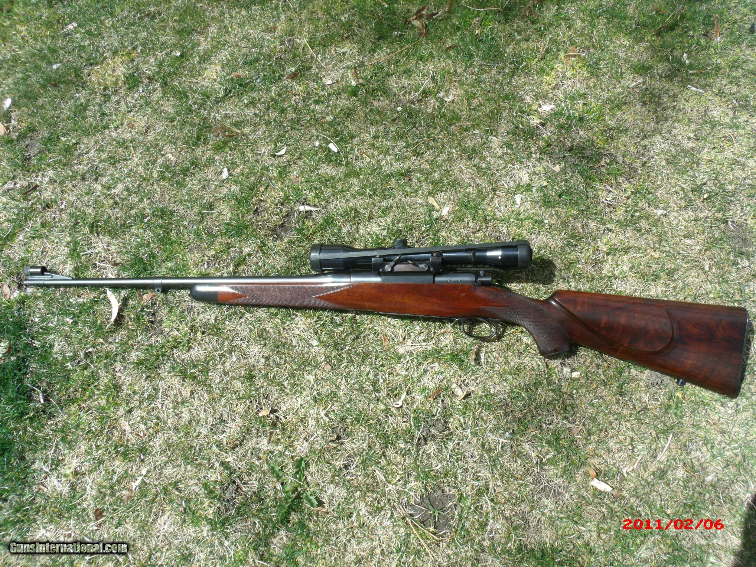 Griffin and Howe 22 Hornet Winchester pre-war model 70 Super Grade action