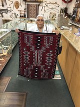 Authentic Navajo Rug , Storm Pattern - 1 of 8