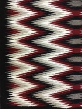 Authentic Navajo Rug by Shirleen Blackwater, Eye Dazzler Pattern - 3 of 6