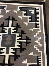 Authentic Navajo Rug, by Cecelia Dee, Two Grey Hills Pattern - 2 of 7