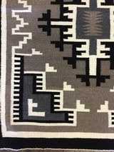 Authentic Navajo Rug, by Cecelia Dee, Two Grey Hills Pattern - 5 of 7