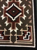 Authentic Navajo Rug, by Darlene Thomas, Two Grey Hills - 6 of 6