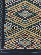 Authentic Navajo Rug, By Elsie Begay (pictured) , Teec Nos Pos - 2 of 6