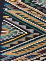 Authentic Navajo Rug, By Elsie Begay (pictured) , Teec Nos Pos - 3 of 6