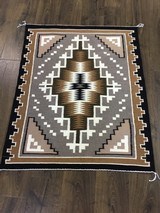 Authentic Navajo Two Grey Hills Rug by Cecelia Dee - 2 of 8