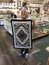 Authentic Navajo Two Grey Hills Rug - 1 of 8