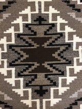 Authentic Navajo Two Grey Hills Rug - 7 of 8