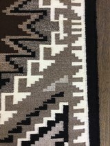 Authentic Navajo Two Grey Hills Rug - 6 of 8
