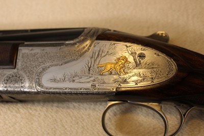 Browning/ Fabrique Nationale ,Side Plate Pointer Superposed, 12ga - Image 2 of 15