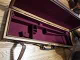 Vintage oak and leather gun case 30" barrels - 2 of 6