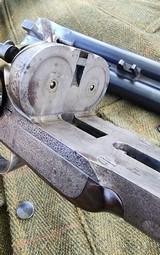 James Lang best hammer pigeon 12 bore bar in wood - 11 of 15