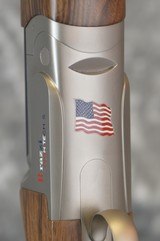 Perazzi High Tech S U.S. Flag Edition Nickel Sporting 12GA 32" (338) - 2 of 7