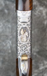 Krieghoff K80 Custom Western Scene by Lee Griffiths Parcours Sporting Left Hand 12GA 32" (200) - 7 of 8