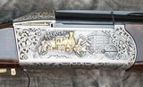 Krieghoff K80 Custom Western Scene by Lee Griffiths Parcours Sporting Left Hand 12GA 32" (200) - 1 of 8