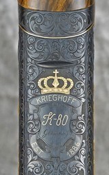 Krieghoff K80 Blued Crown Grade Tapered Flat Rib Sporting 12GA 32