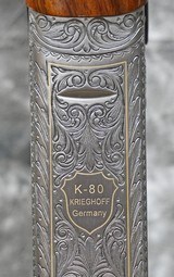 Krieghoff K80 Gold Super Scroll ACS Unsingle Combo 12GA 32