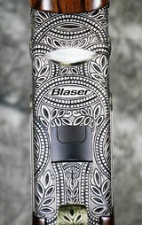 Blaser F3 Custom Black Leaf Scroll Side Plate Vantage Sporting 12GA 32