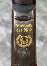 Beretta 682 Gold Top Single Step Rib Trap Combo 12GA 34