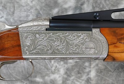 Krieghoff K80 Super Scroll Trap Special Unsingle Combo 12GA 32