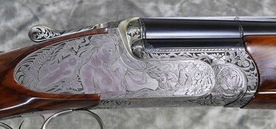 Perazzi MX12 SCO Super Extra Grade Sideplate 12ga 28 3/8